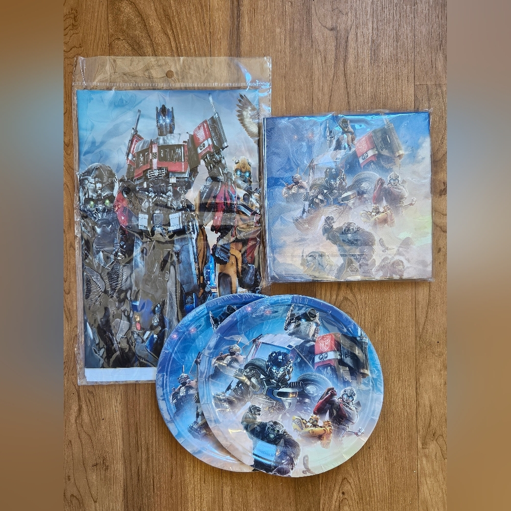 Transformer Party Set - Blue and Red